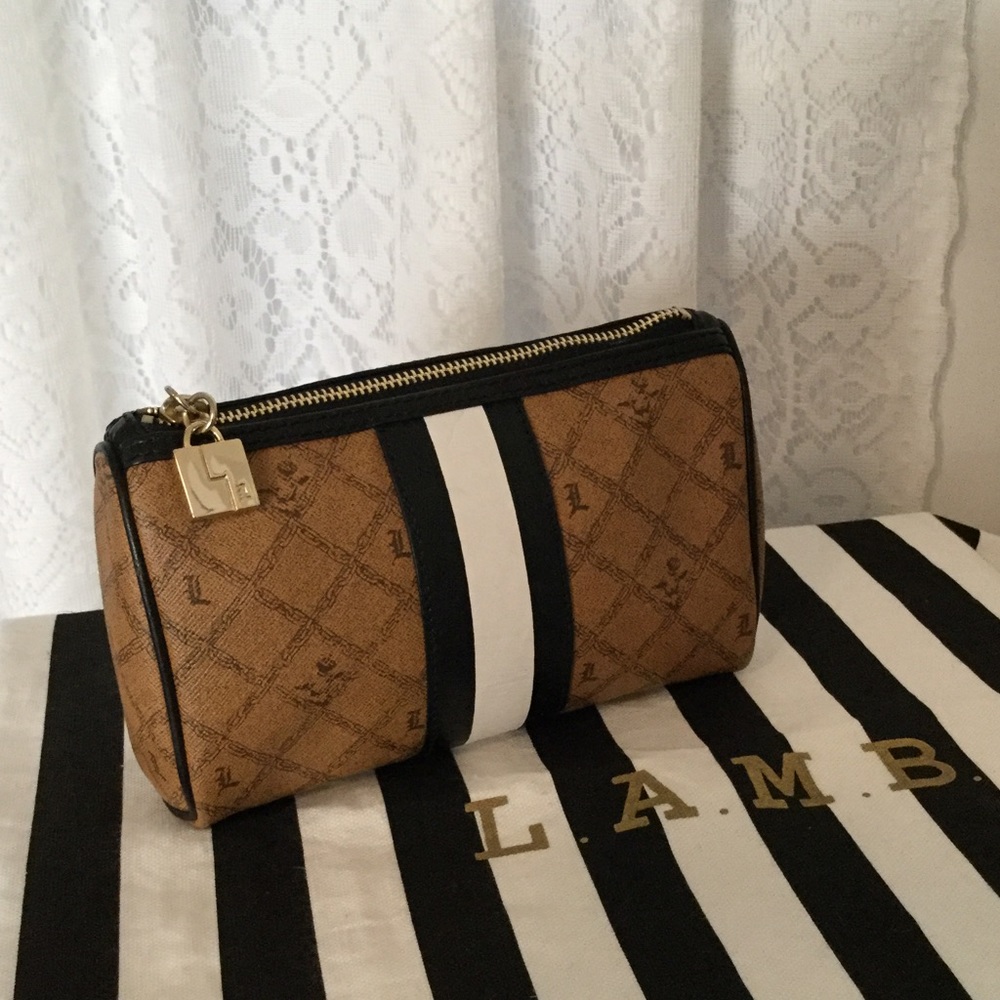 L.A.M.B. Small Cosmetic Makeup Bag